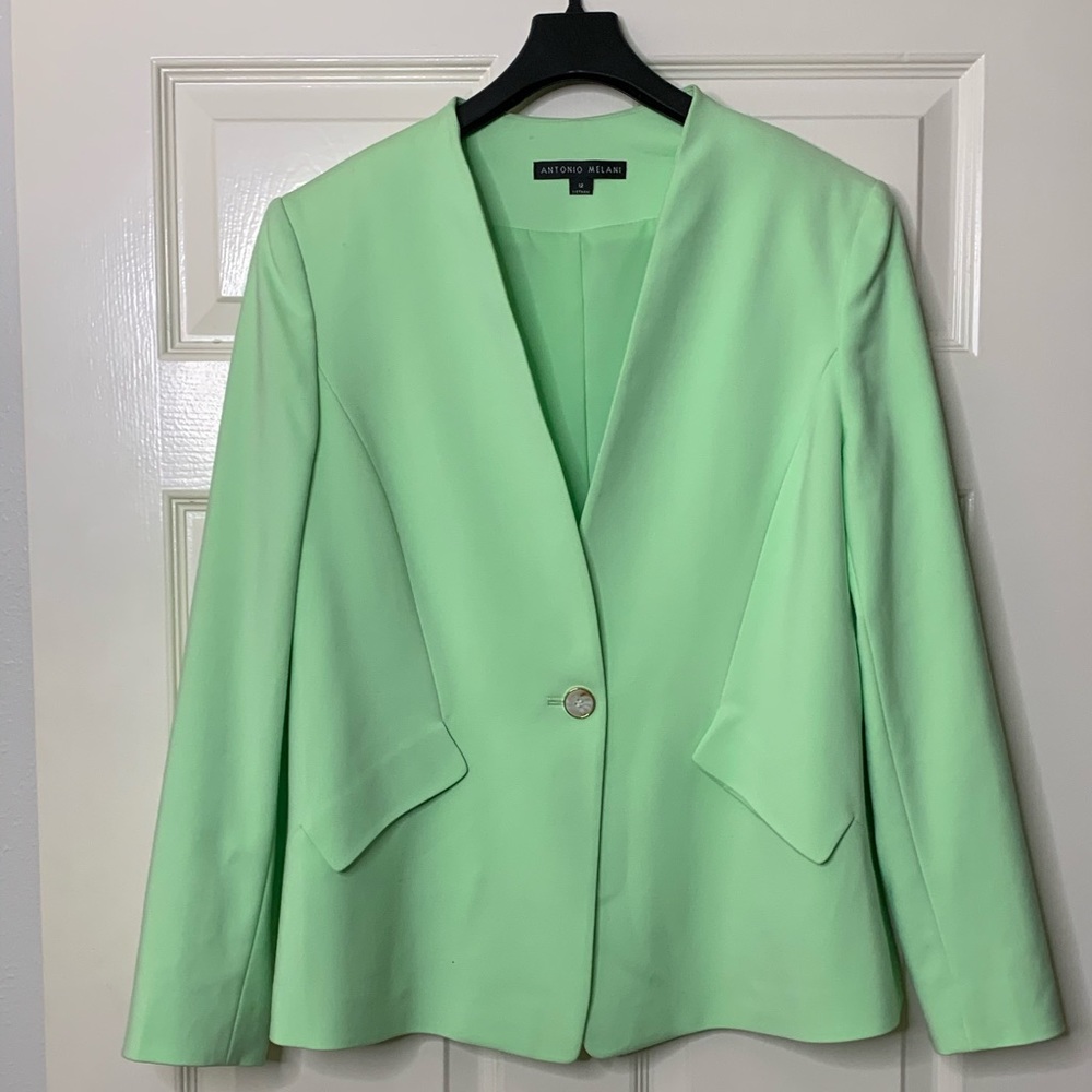 Antonio Melani Green Dress Blazer